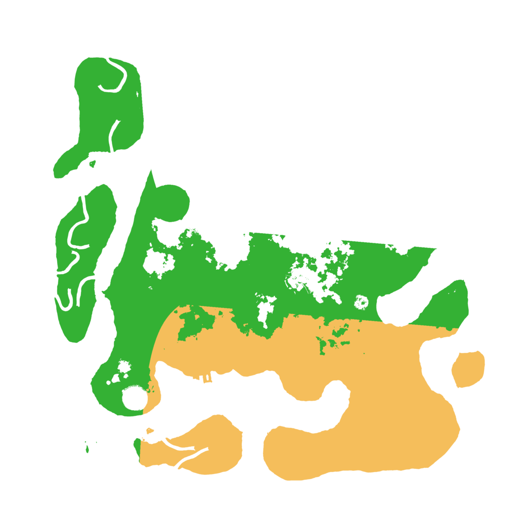 Biome Rust Map: Procedural Map, Size: 3700, Seed: 1593202