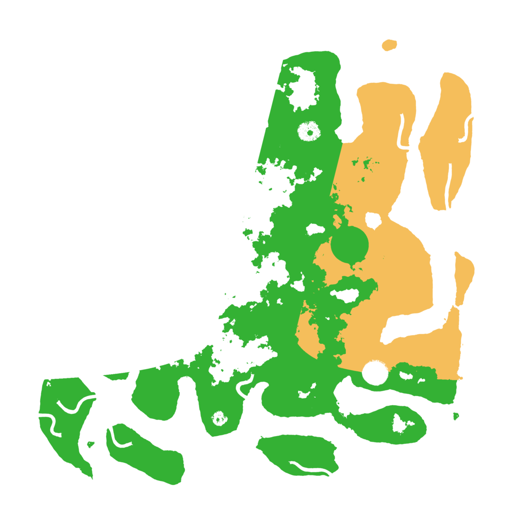 Biome Rust Map: Procedural Map, Size: 3700, Seed: 2342168