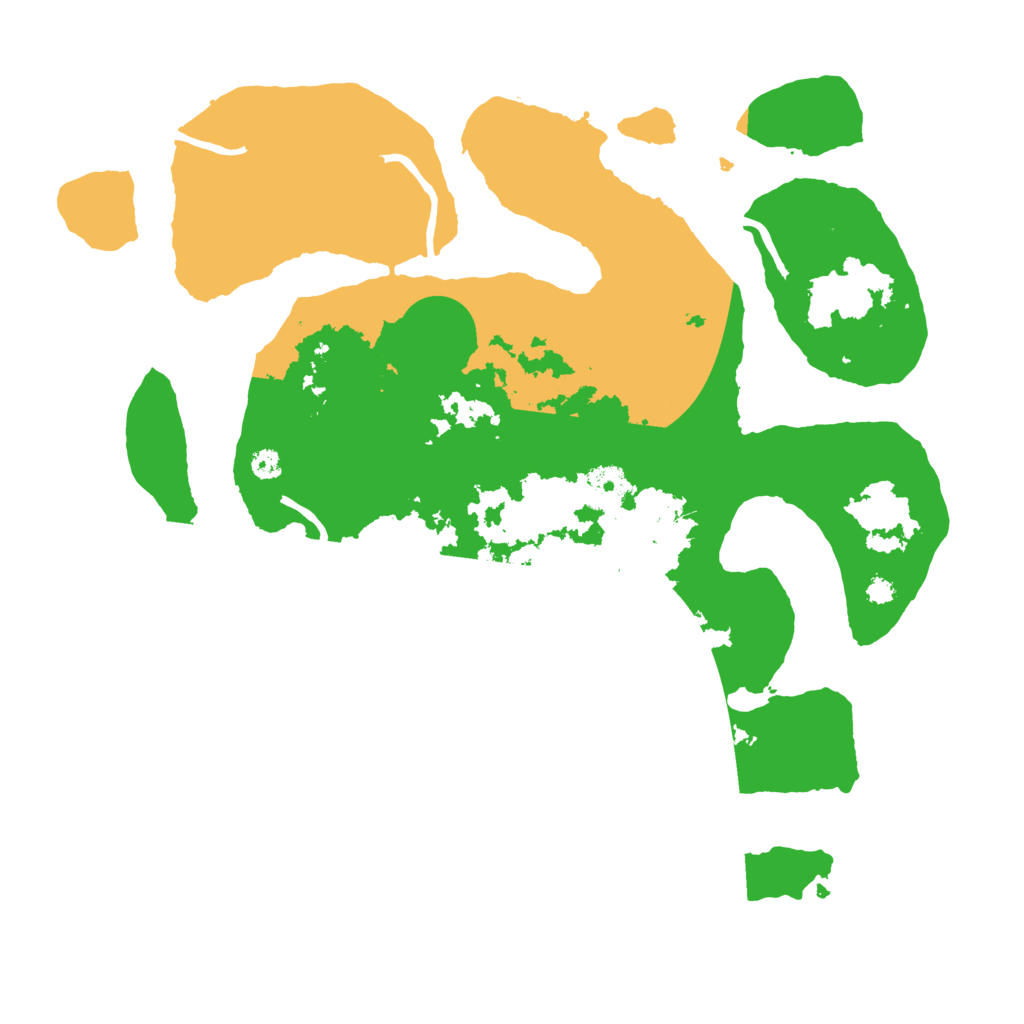 Biome Rust Map: Procedural Map, Size: 3500, Seed: 853724