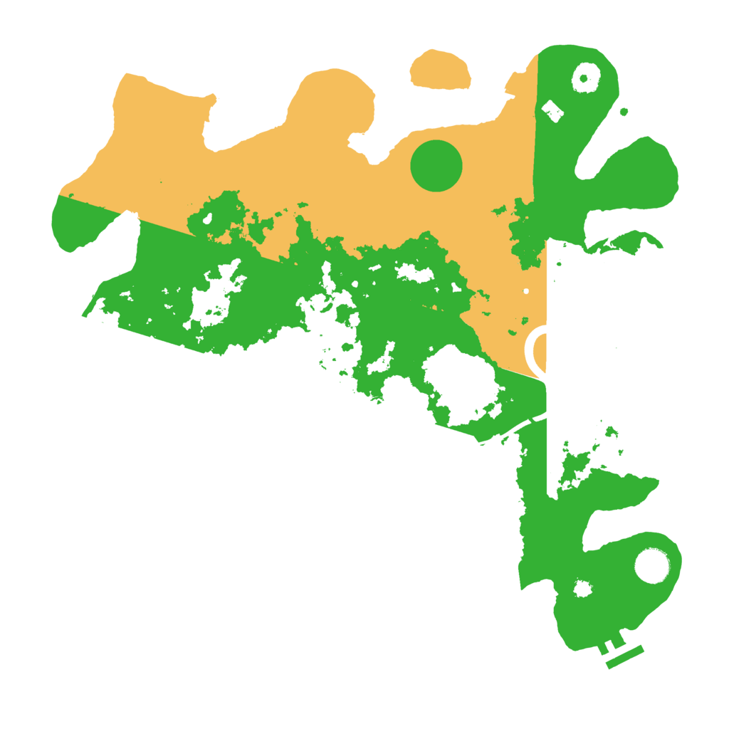 Biome Rust Map: Procedural Map, Size: 3700, Seed: 6295548