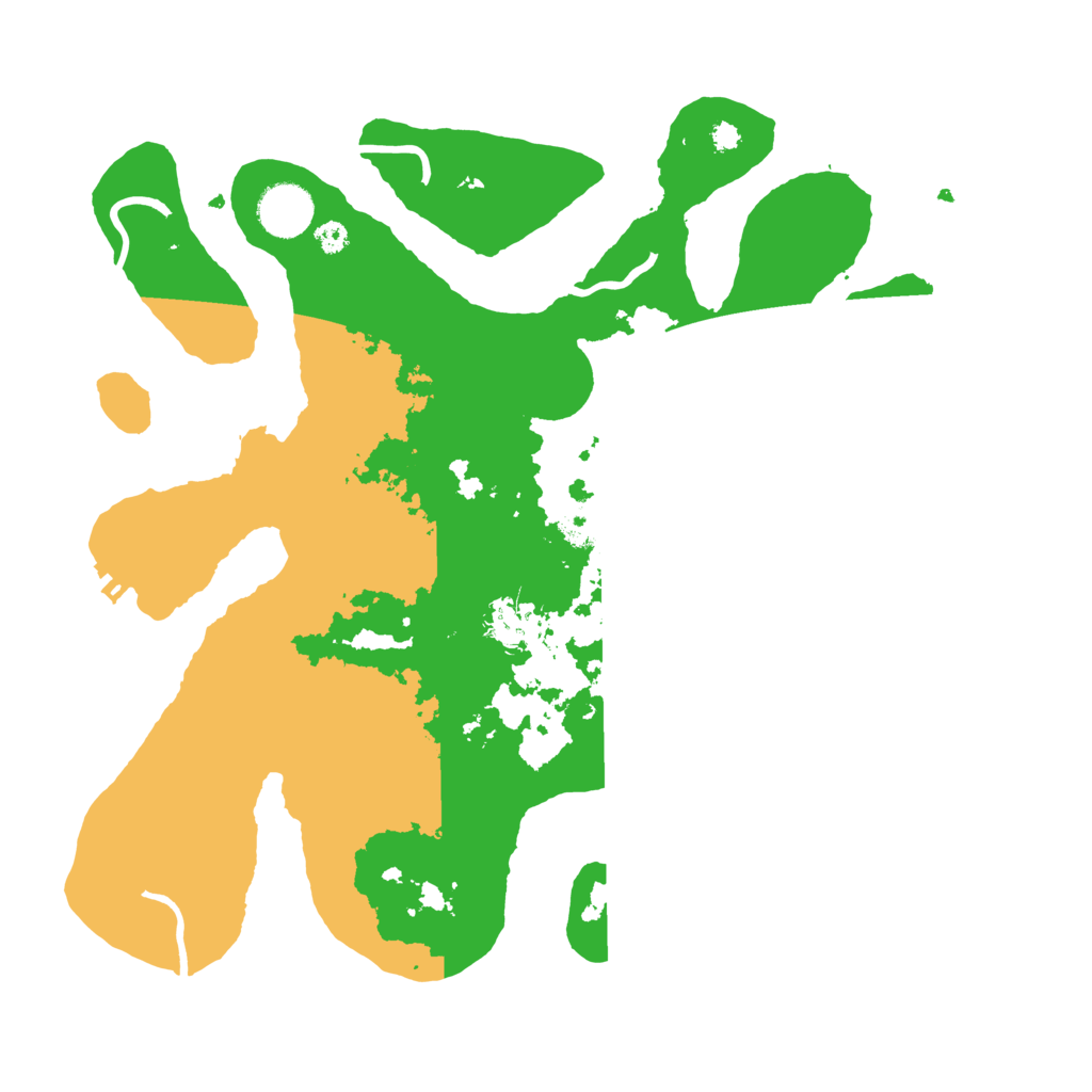 Biome Rust Map: Procedural Map, Size: 3500, Seed: 3436949