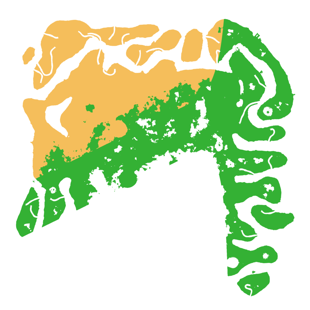 Biome Rust Map: Procedural Map, Size: 5000, Seed: 9001