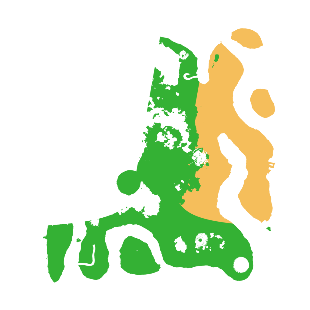 Biome Rust Map: Procedural Map, Size: 3500, Seed: 1692620801