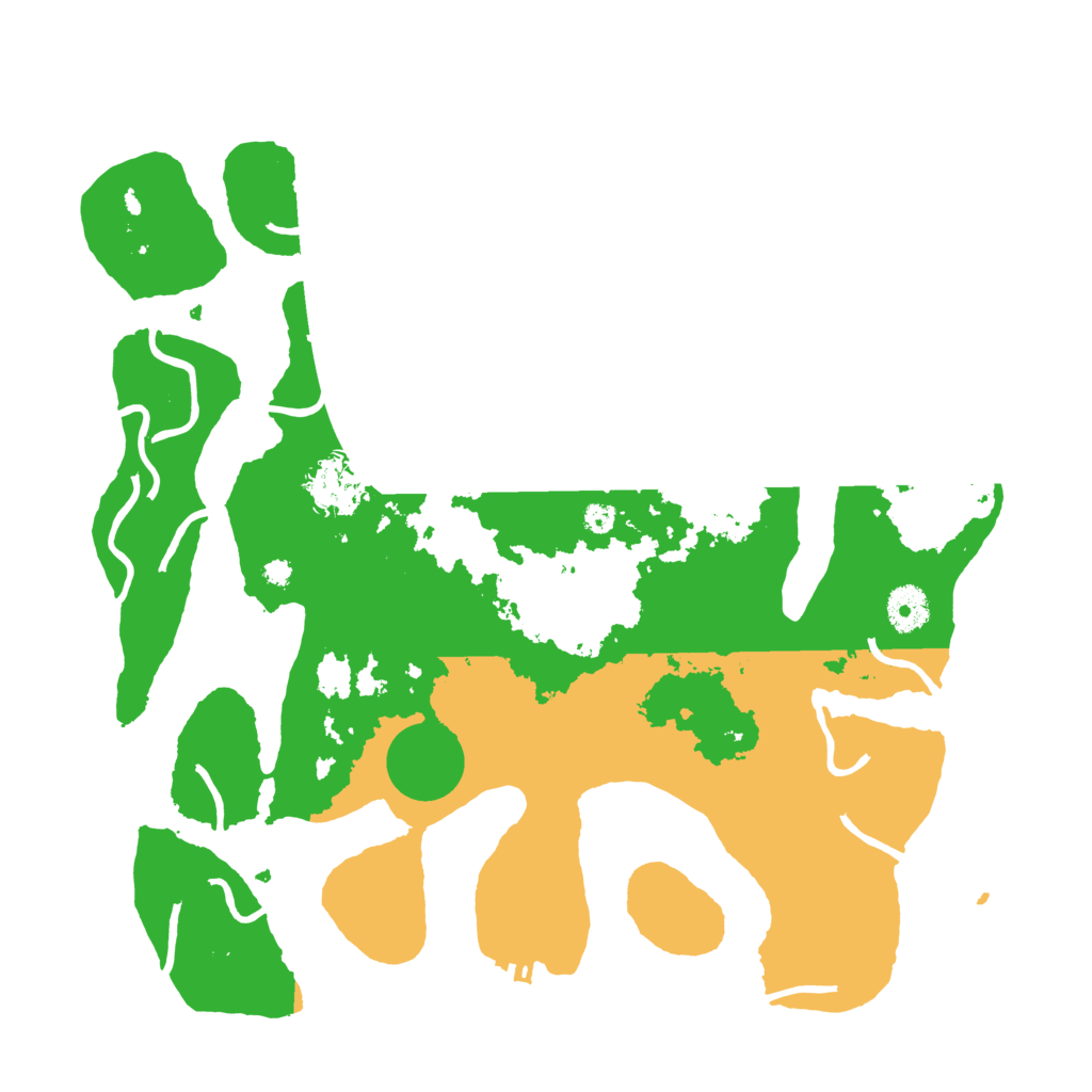 Biome Rust Map: Procedural Map, Size: 3700, Seed: 3087605