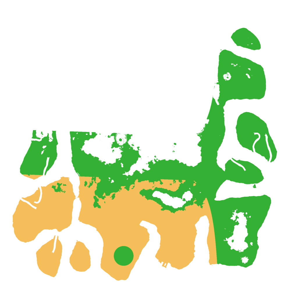 Biome Rust Map: Procedural Map, Size: 4000, Seed: 7631