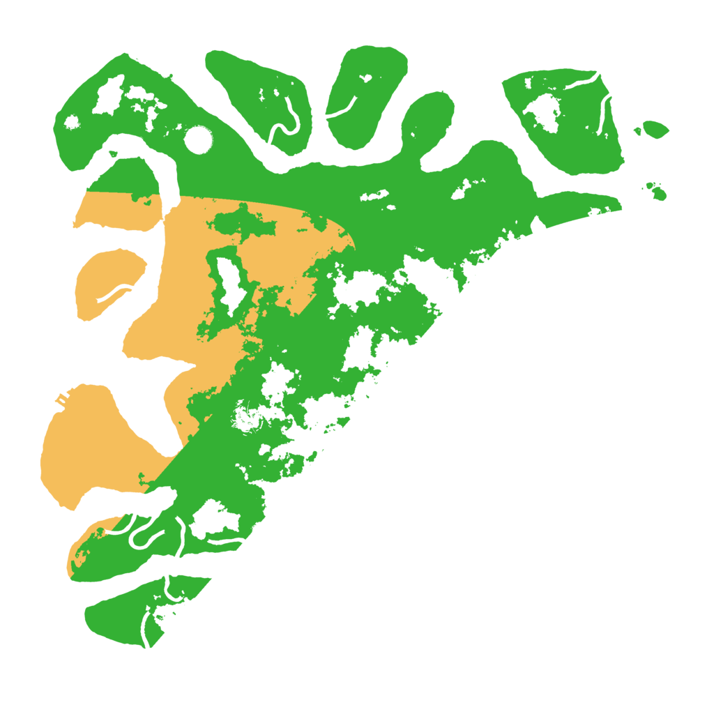 Biome Rust Map: Procedural Map, Size: 4500, Seed: 27432