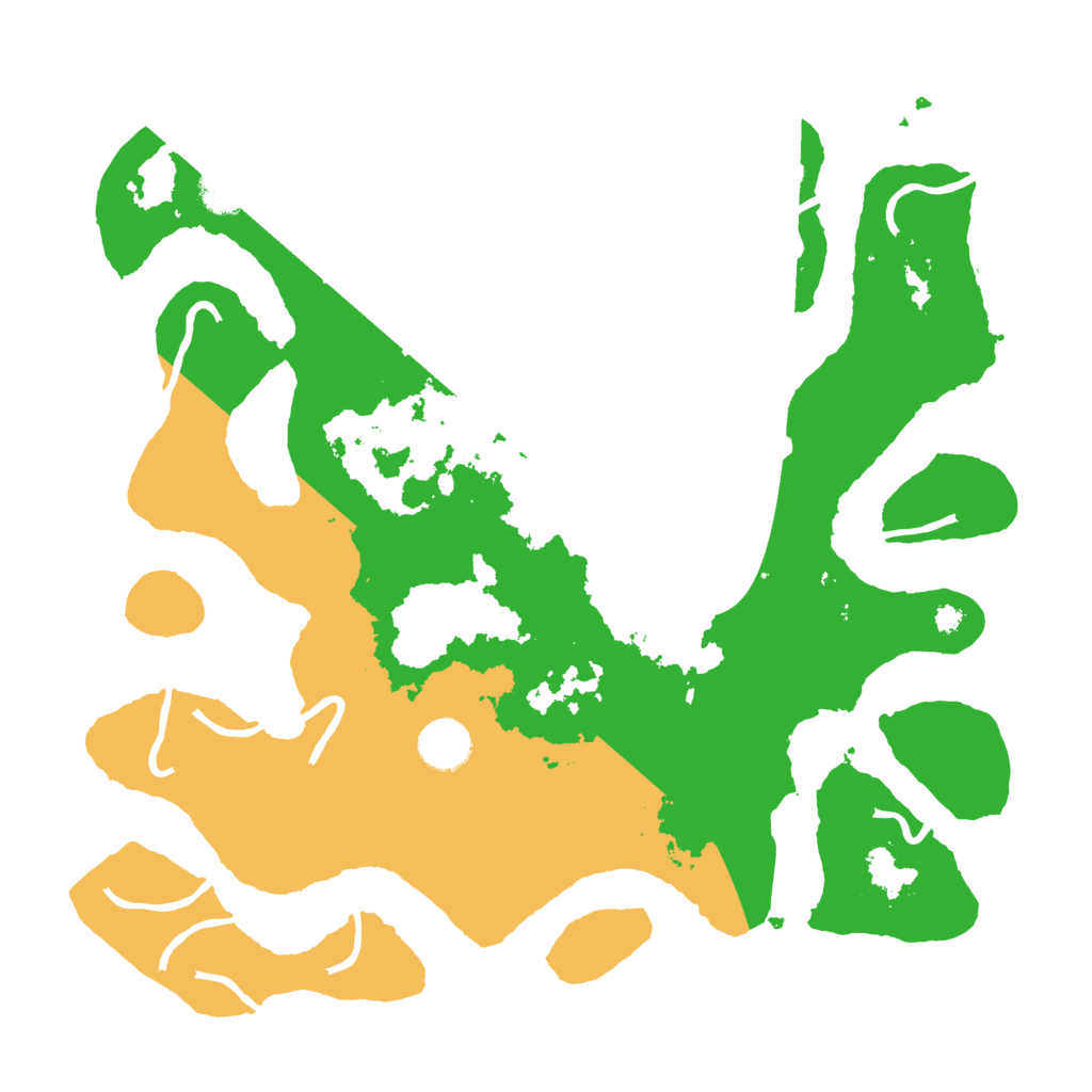 Biome Rust Map: Procedural Map, Size: 3700, Seed: 6419685