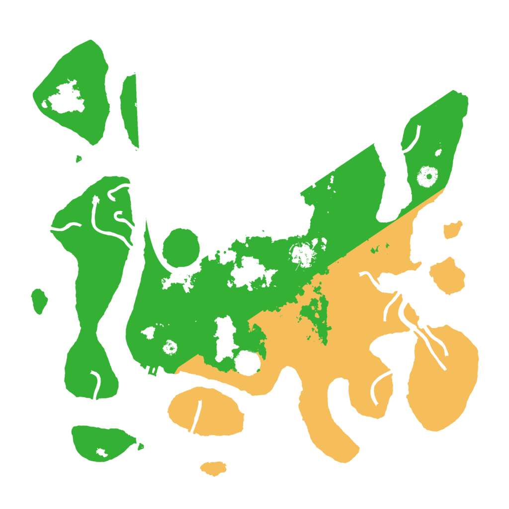 Biome Rust Map: Procedural Map, Size: 3700, Seed: 1505201