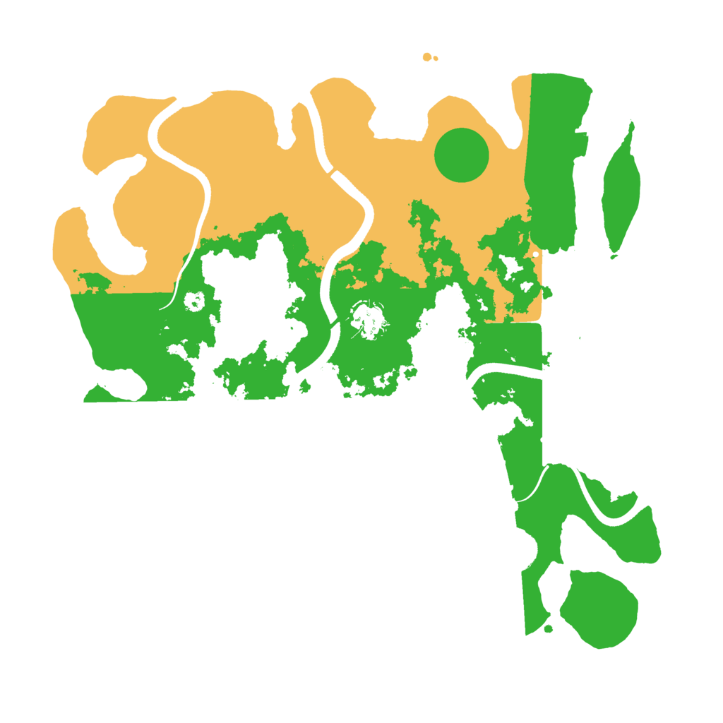 Biome Rust Map: Procedural Map, Size: 3500, Seed: 83753