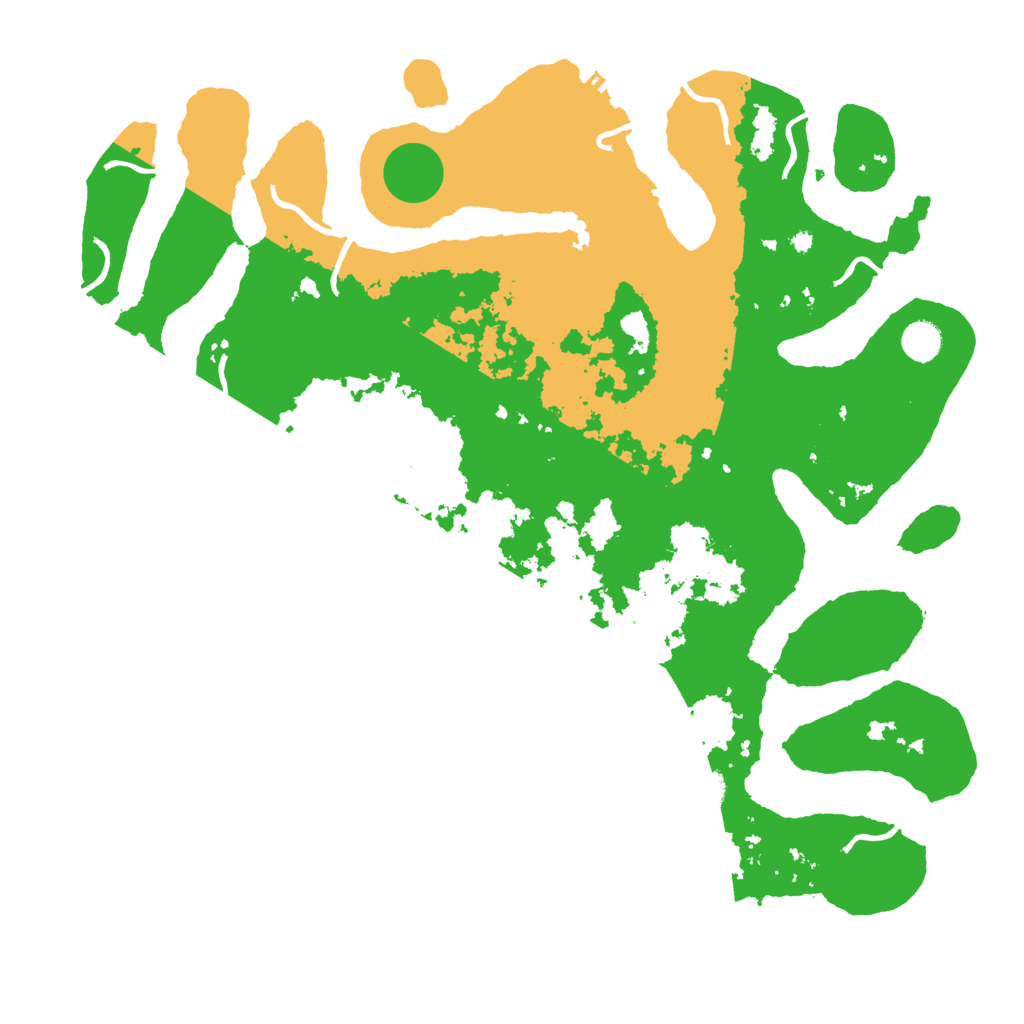 Biome Rust Map: Procedural Map, Size: 4500, Seed: 95136415