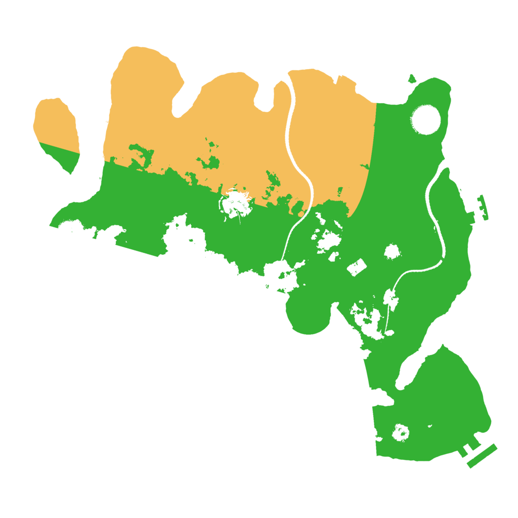 Biome Rust Map: Procedural Map, Size: 3099, Seed: 2147483647