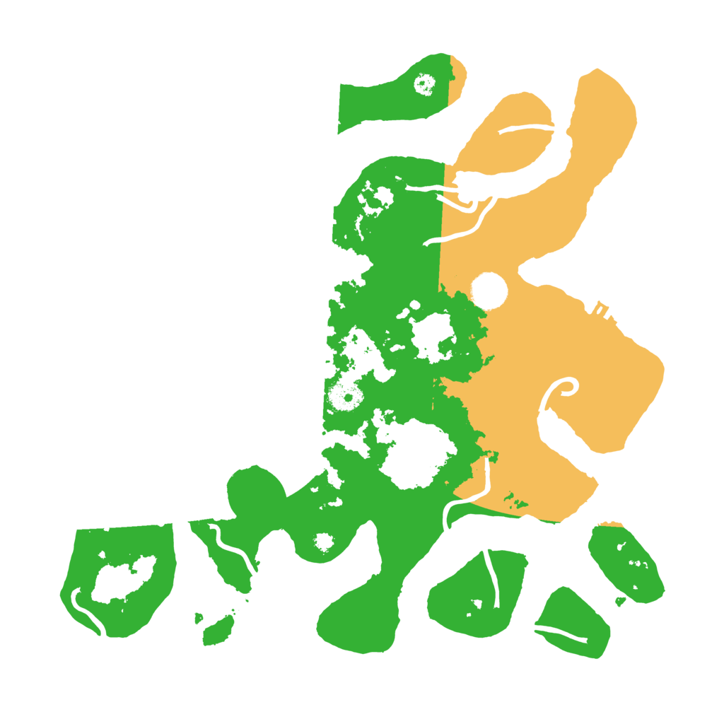 Biome Rust Map: Procedural Map, Size: 3500, Seed: 539810