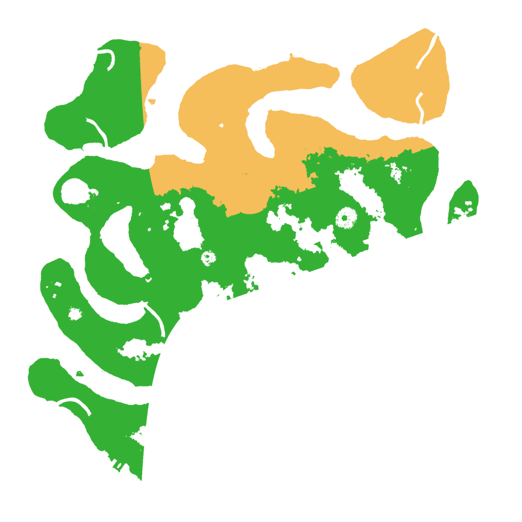 Biome Rust Map: Procedural Map, Size: 3700, Seed: 3233876