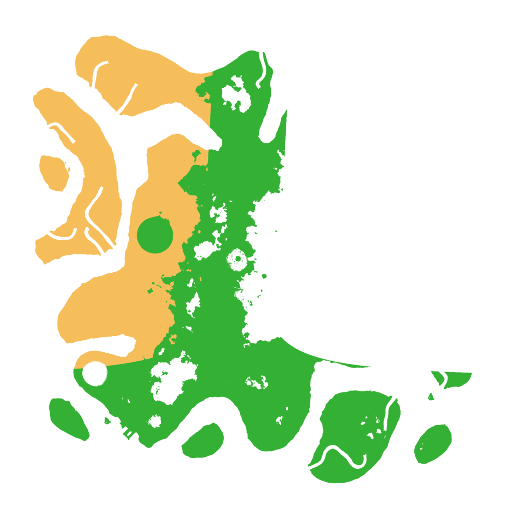 Biome Rust Map: Procedural Map, Size: 3700, Seed: 4784674