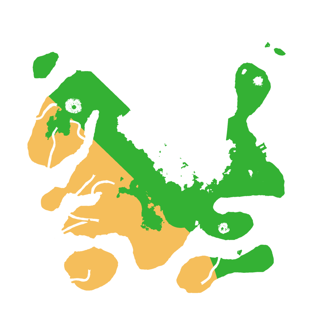 Biome Rust Map: Procedural Map, Size: 3000, Seed: 33895369