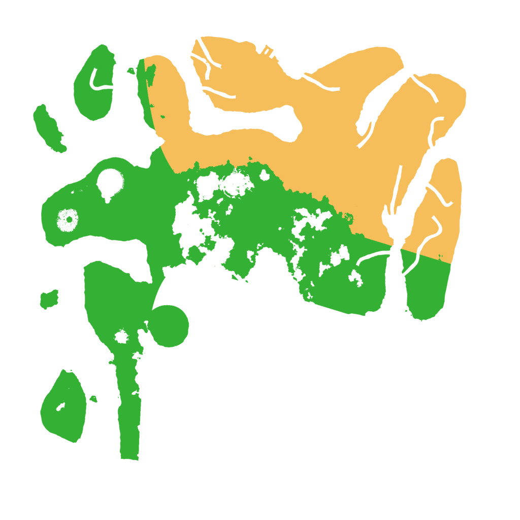 Biome Rust Map: Procedural Map, Size: 3500, Seed: 4100302