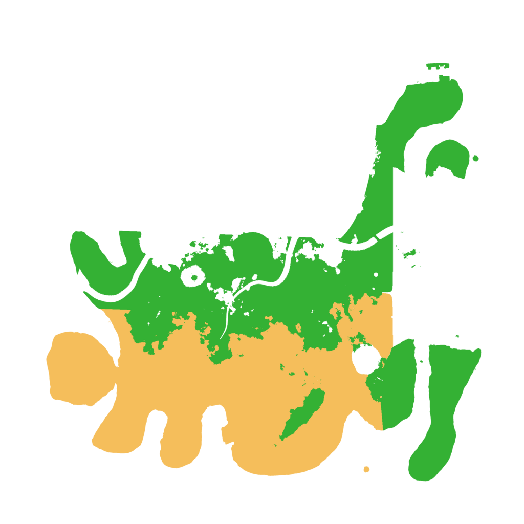 Biome Rust Map: Procedural Map, Size: 3500, Seed: 1490888