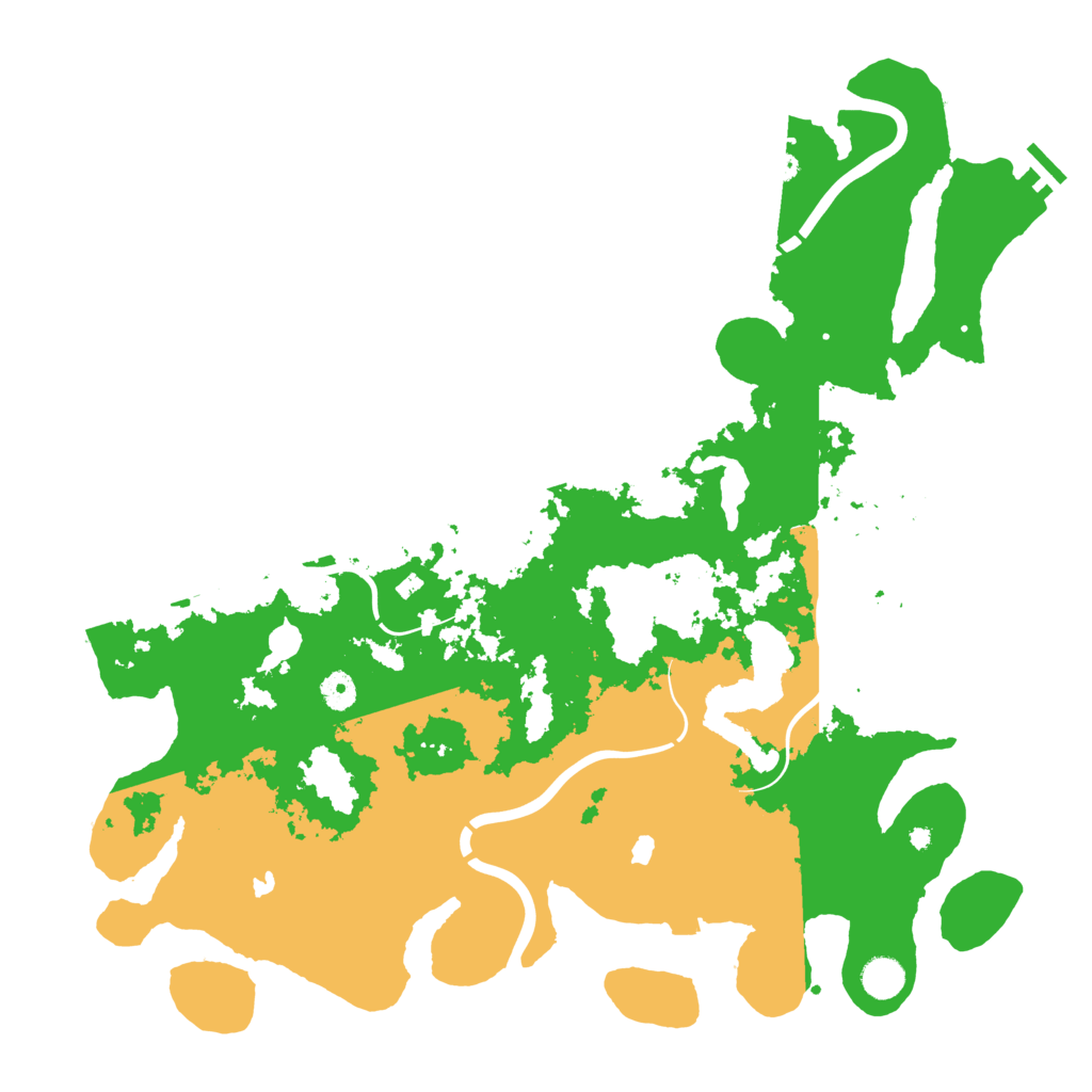 Biome Rust Map: Procedural Map, Size: 4500, Seed: 1294376