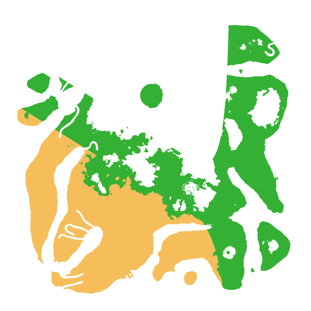 Biome Rust Map: Procedural Map, Size: 3700, Seed: 5611661