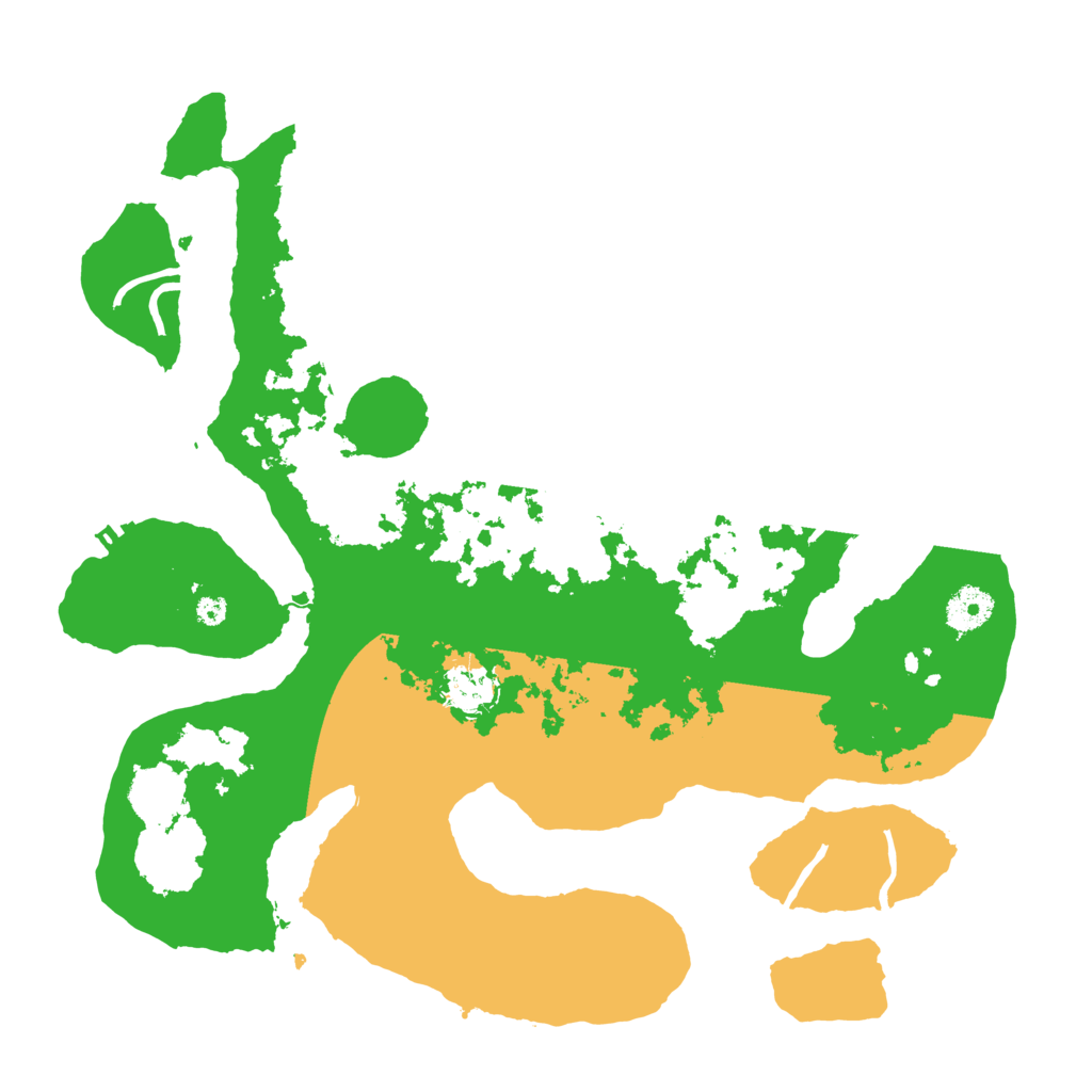 Biome Rust Map: Procedural Map, Size: 3700, Seed: 3357580