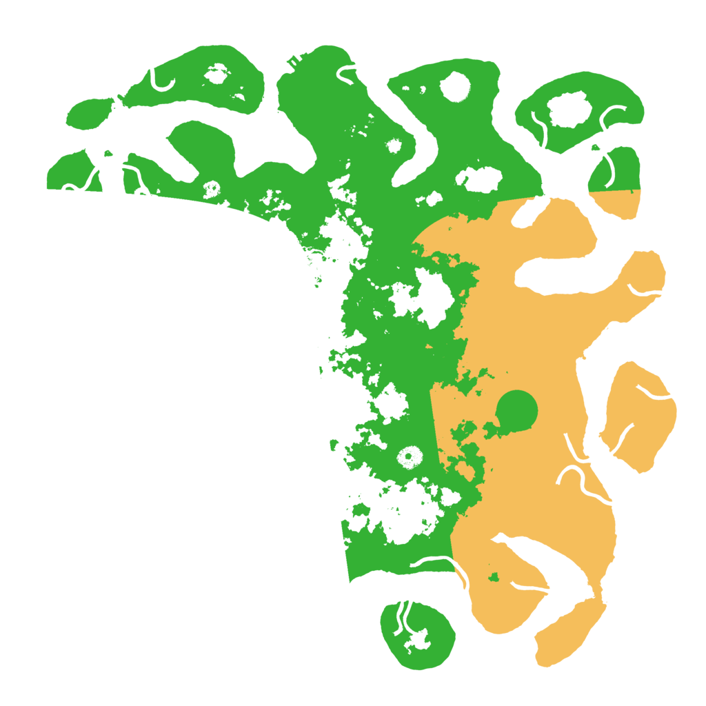 Biome Rust Map: Procedural Map, Size: 4500, Seed: 2804321