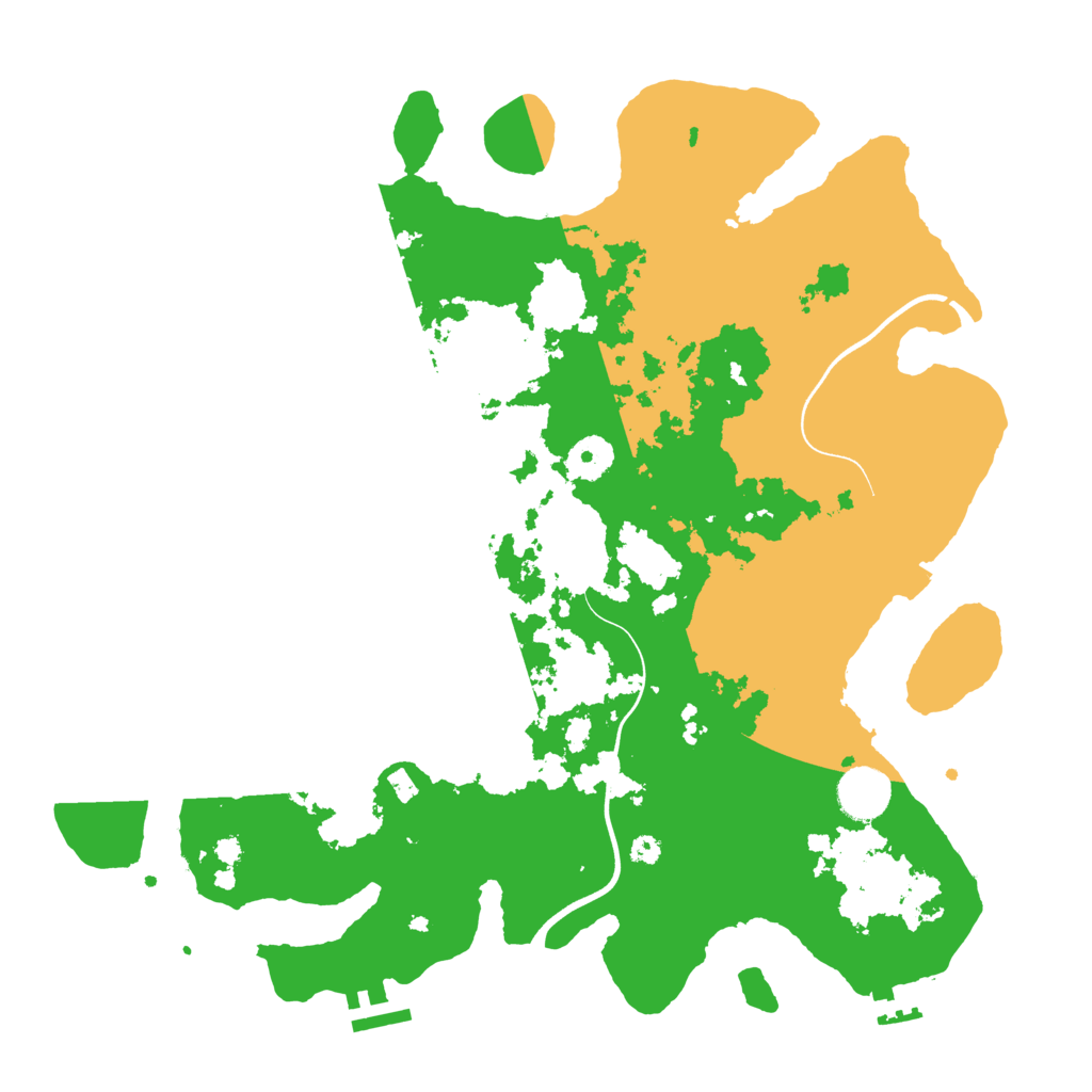 Biome Rust Map: Procedural Map, Size: 3700, Seed: 3362874