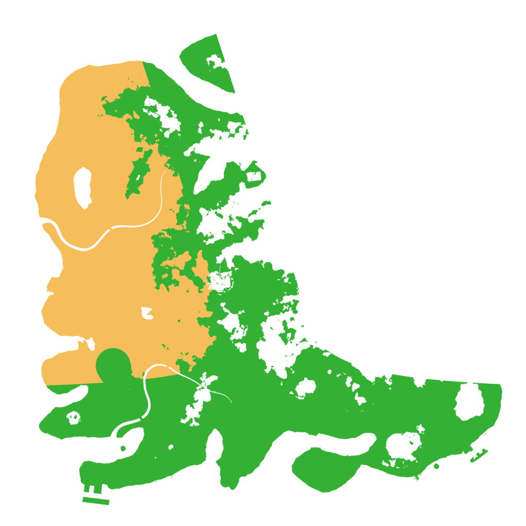 Biome Rust Map: Procedural Map, Size: 4000, Seed: 361049354