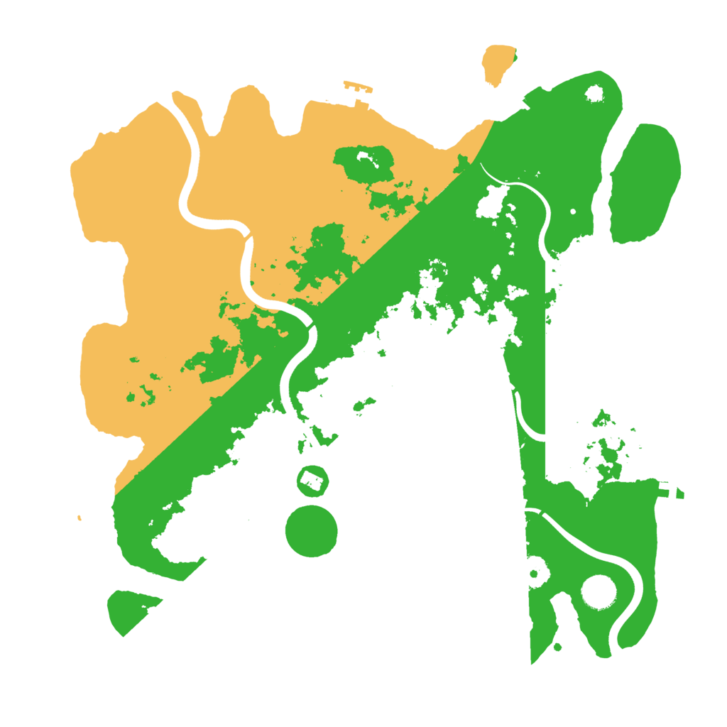 Biome Rust Map: Procedural Map, Size: 3700, Seed: 3393516