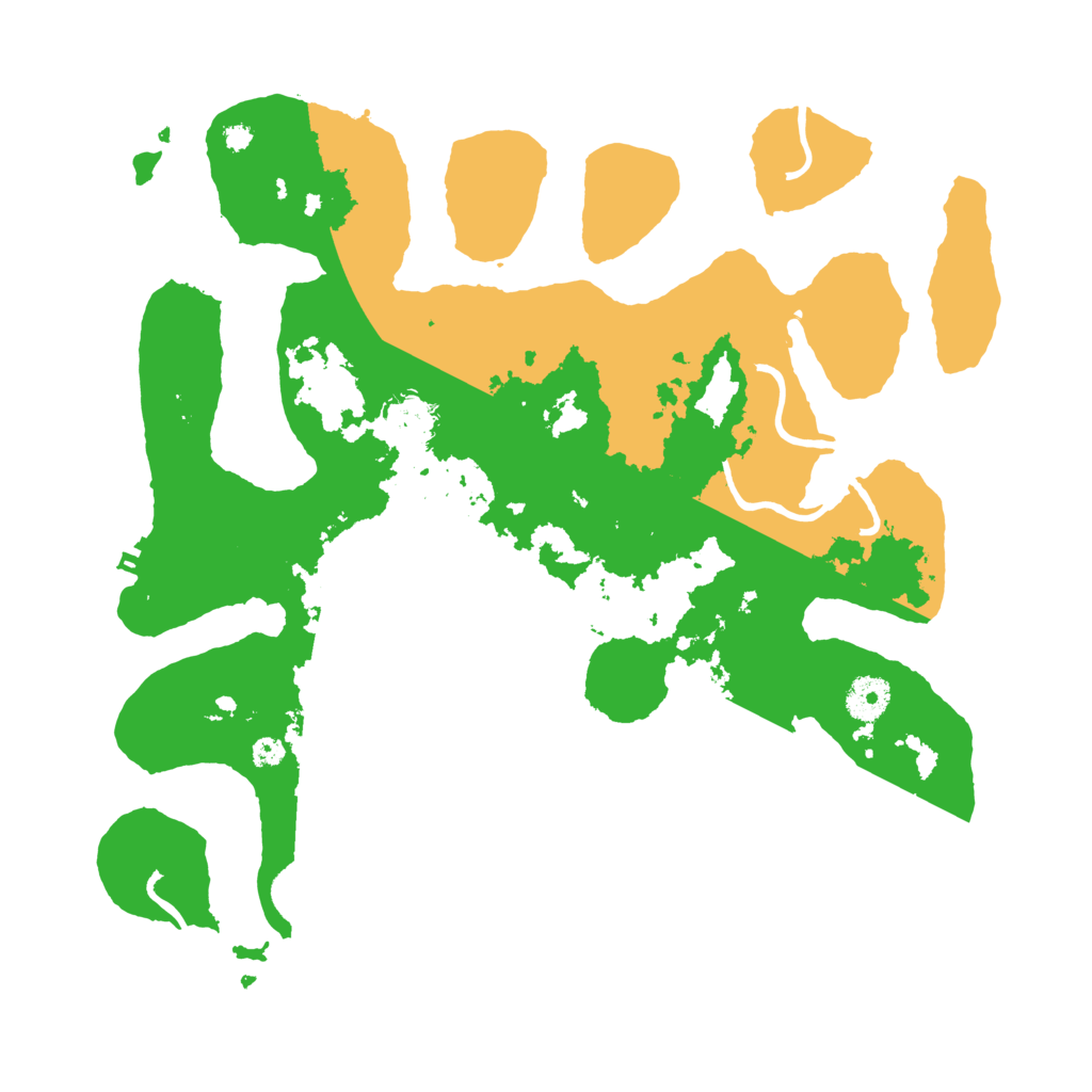 Biome Rust Map: Procedural Map, Size: 3700, Seed: 6218353