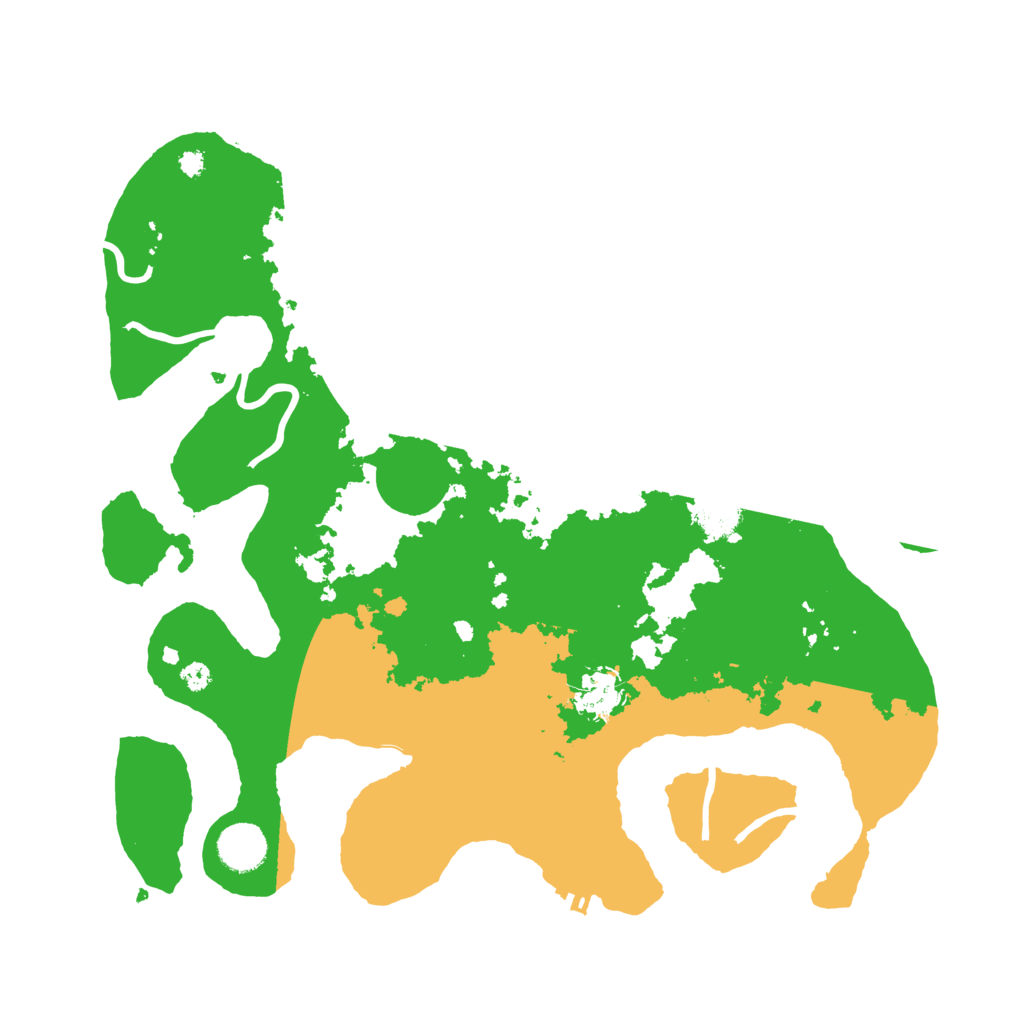 Biome Rust Map: Procedural Map, Size: 3700, Seed: 5054305