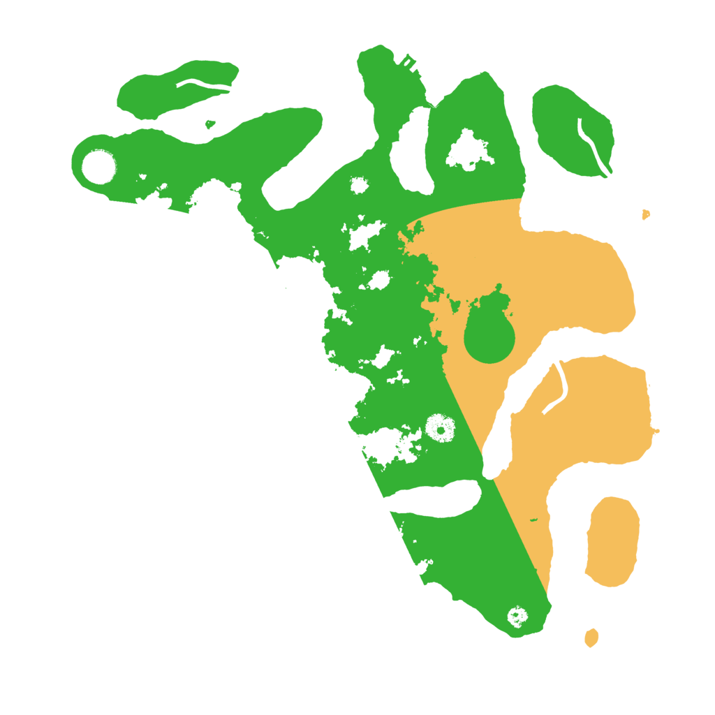 Biome Rust Map: Procedural Map, Size: 3700, Seed: 6388328