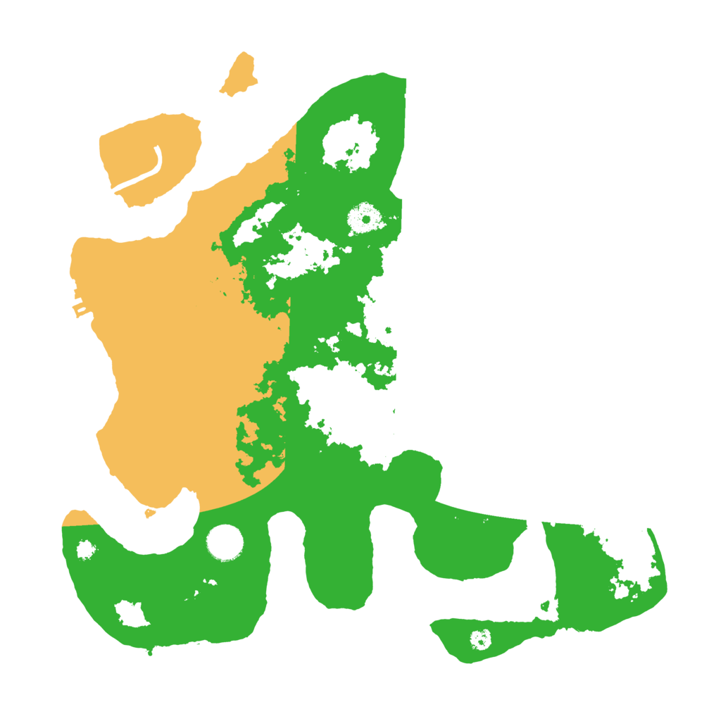 Biome Rust Map: Procedural Map, Size: 3500, Seed: 4920058