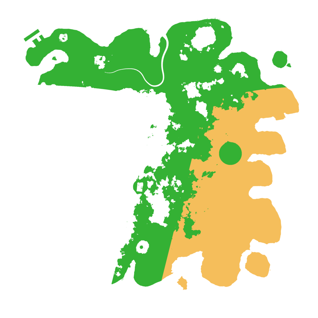 Biome Rust Map: Procedural Map, Size: 3700, Seed: 5194539
