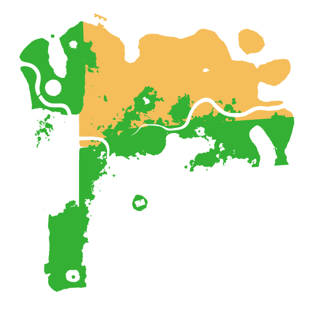 Biome Rust Map: Procedural Map, Size: 3550, Seed: 187464