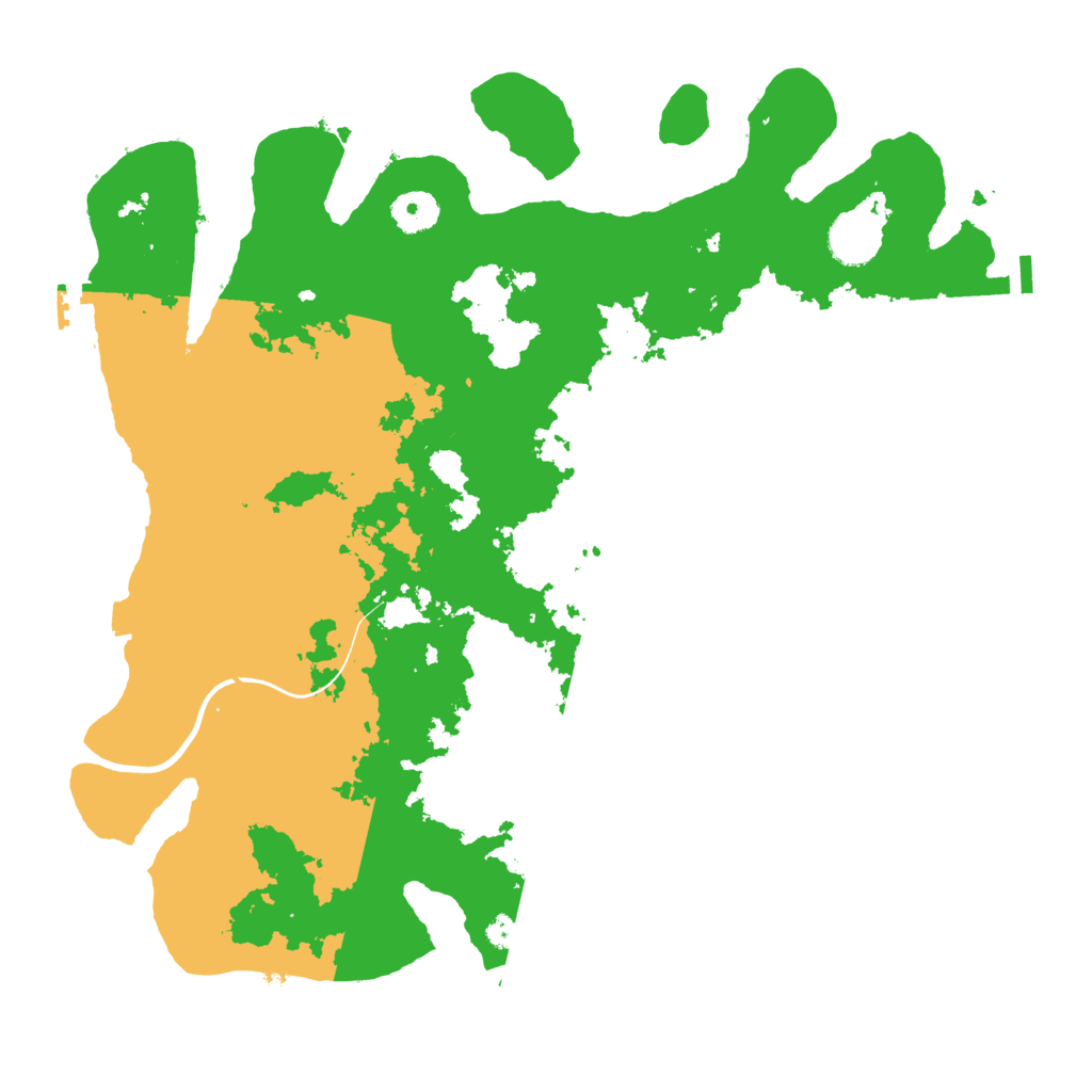 Biome Rust Map: Procedural Map, Size: 3700, Seed: 3355087
