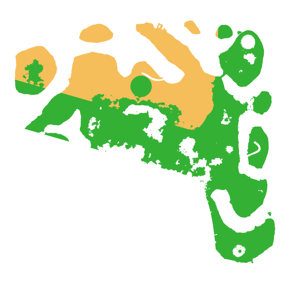 Biome Rust Map: Procedural Map, Size: 3700, Seed: 2299419