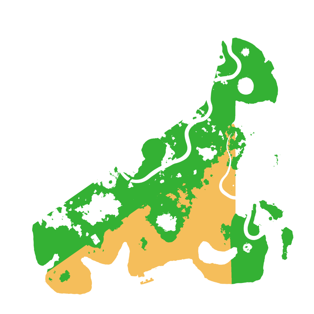 Biome Rust Map: Procedural Map, Size: 3500, Seed: 3530607