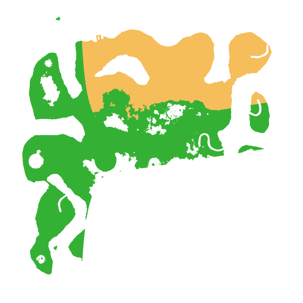 Biome Rust Map: Procedural Map, Size: 3700, Seed: 4786603