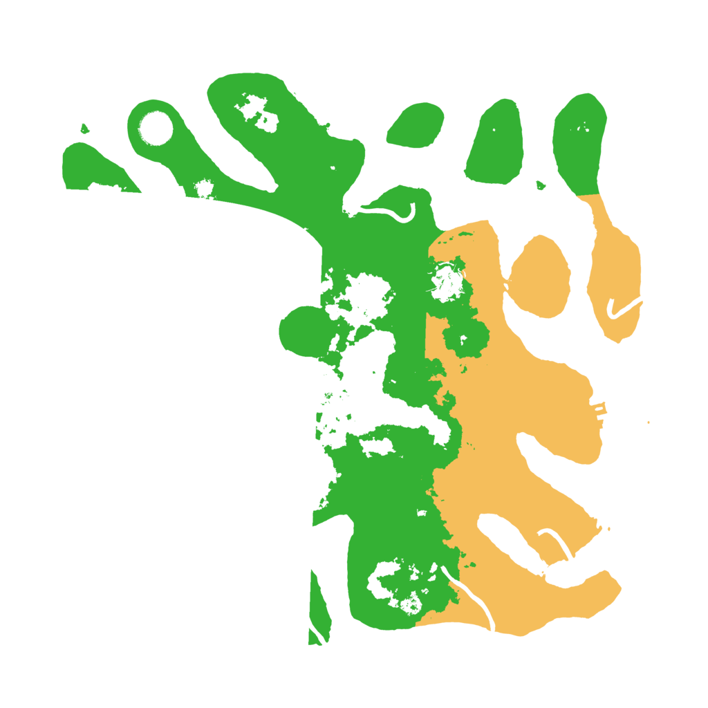 Biome Rust Map: Procedural Map, Size: 3700, Seed: 4544435