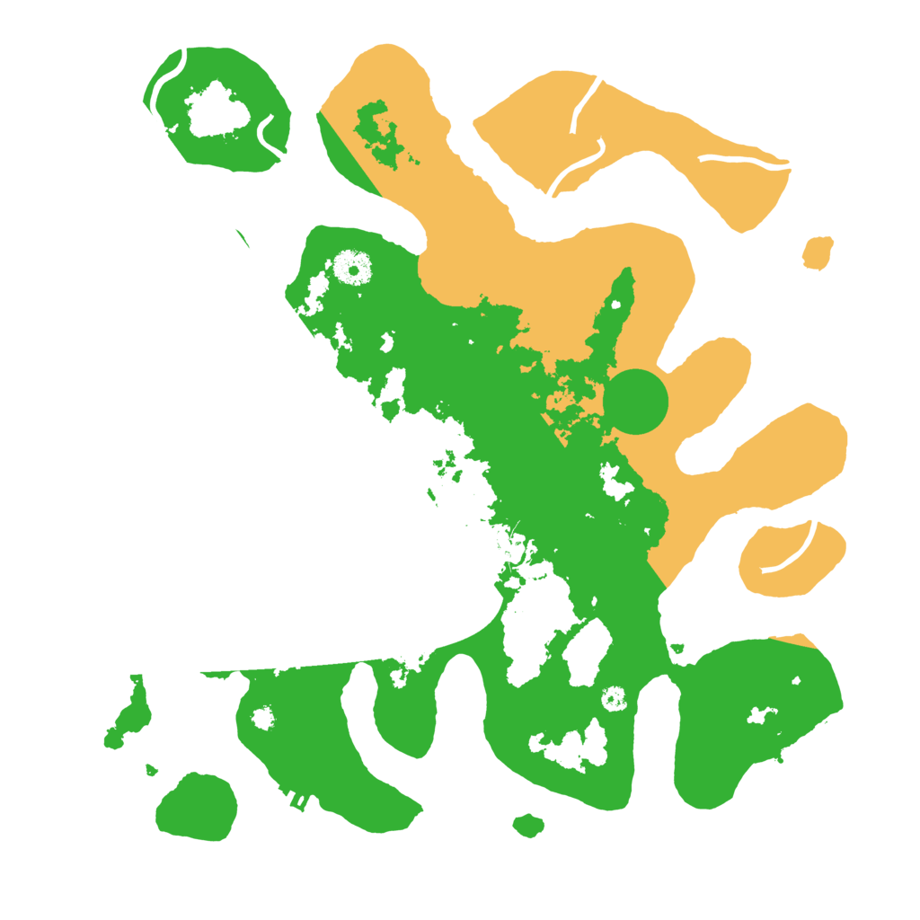 Biome Rust Map: Procedural Map, Size: 3700, Seed: 4330362