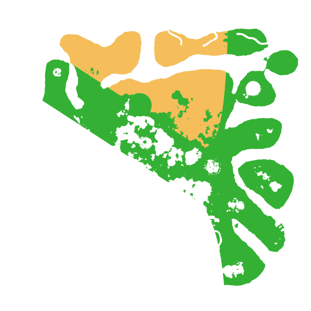 Biome Rust Map: Procedural Map, Size: 3700, Seed: 2340469