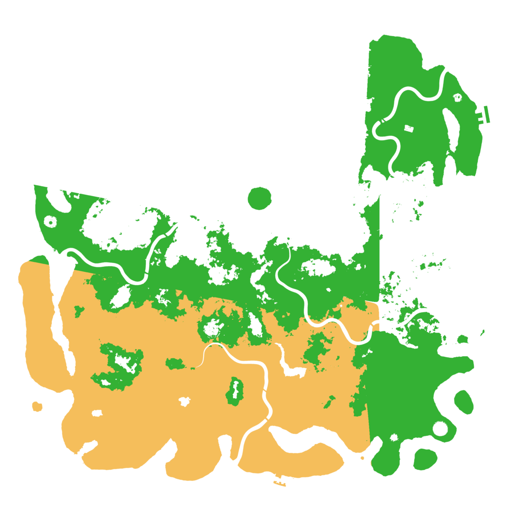 Biome Rust Map: Procedural Map, Size: 6000, Seed: 112115118