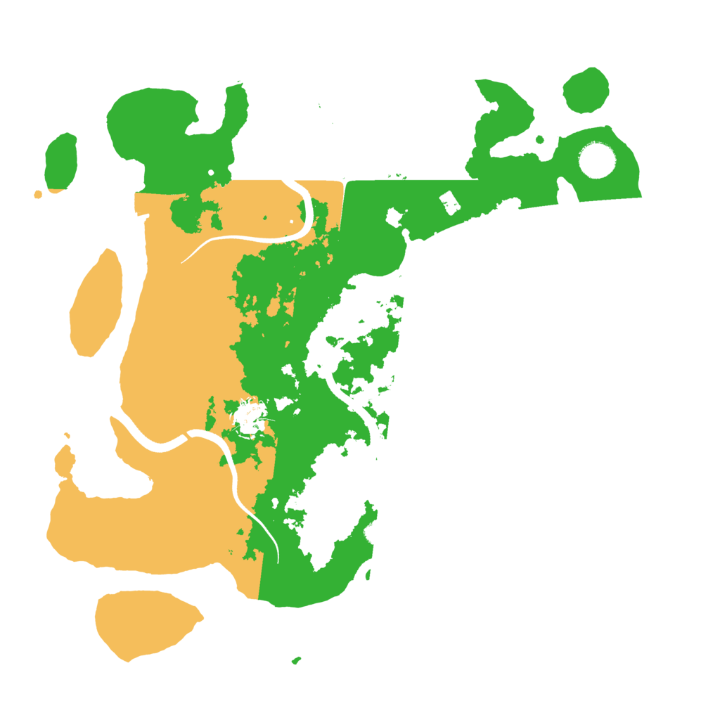 Biome Rust Map: Procedural Map, Size: 3500, Seed: 2655532