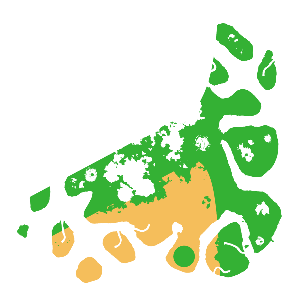 Biome Rust Map: Procedural Map, Size: 3700, Seed: 4679906