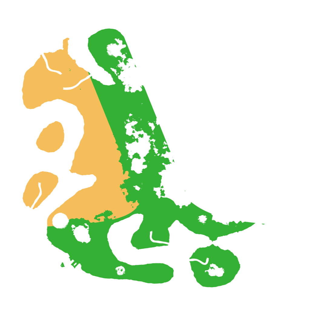 Biome Rust Map: Procedural Map, Size: 3500, Seed: 4202406