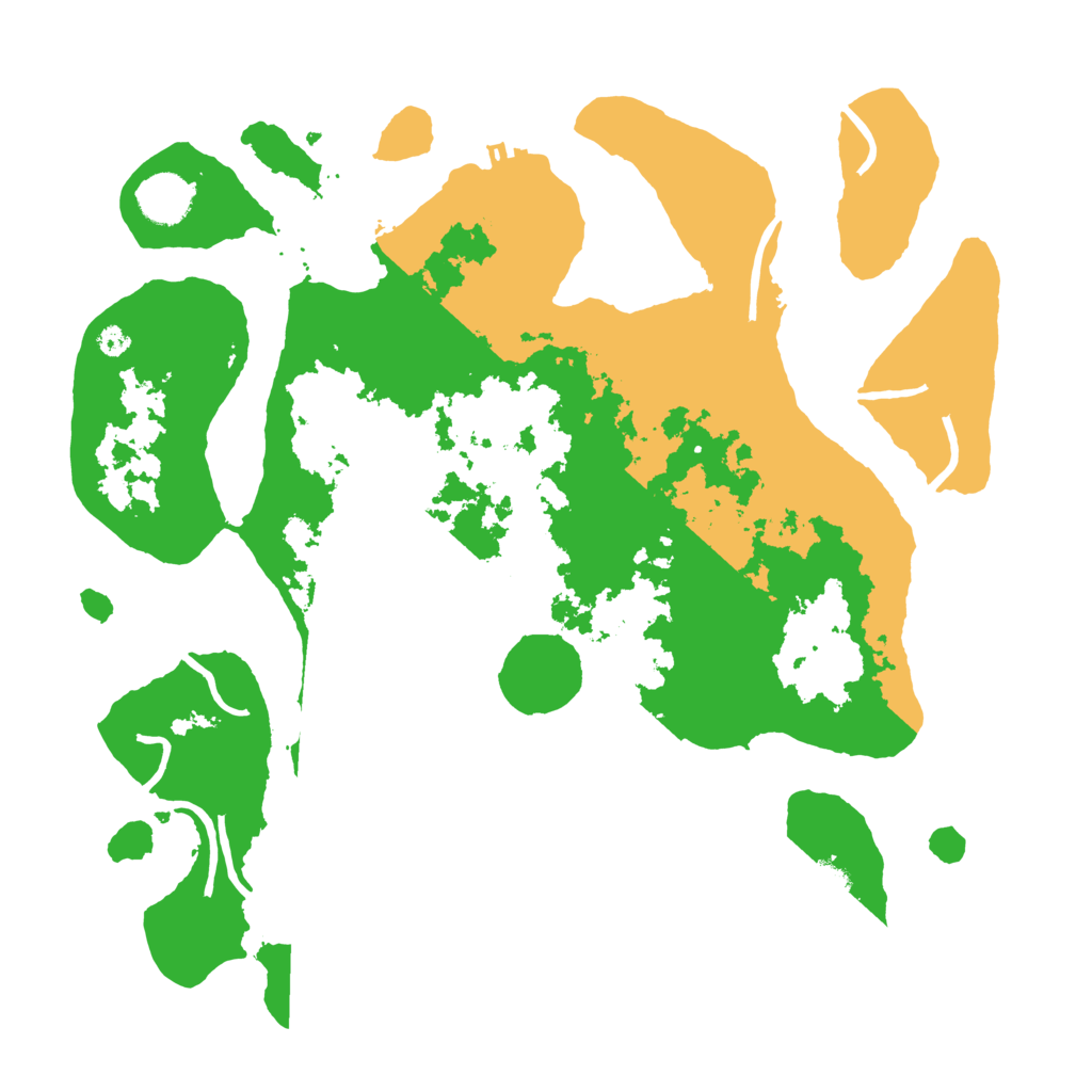 Biome Rust Map: Procedural Map, Size: 3700, Seed: 5998749