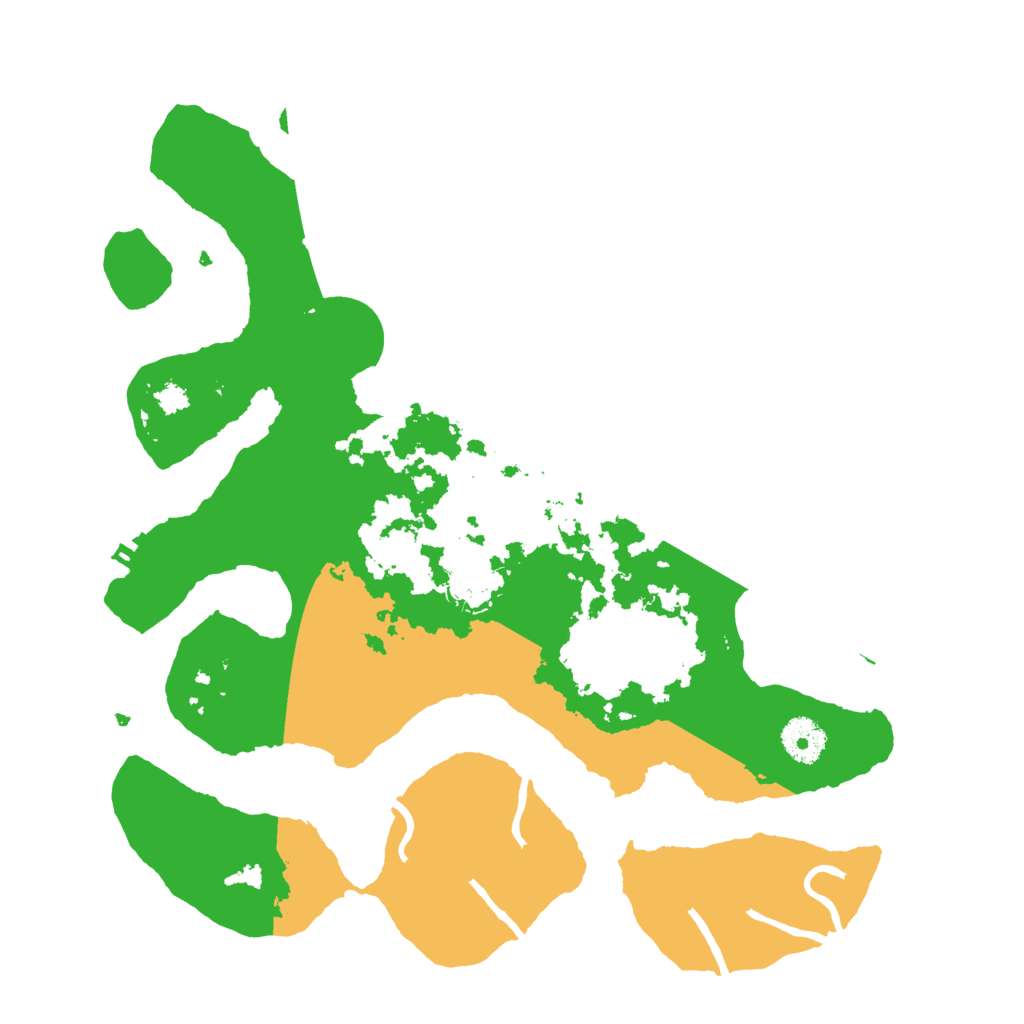 Biome Rust Map: Procedural Map, Size: 3500, Seed: 4511160