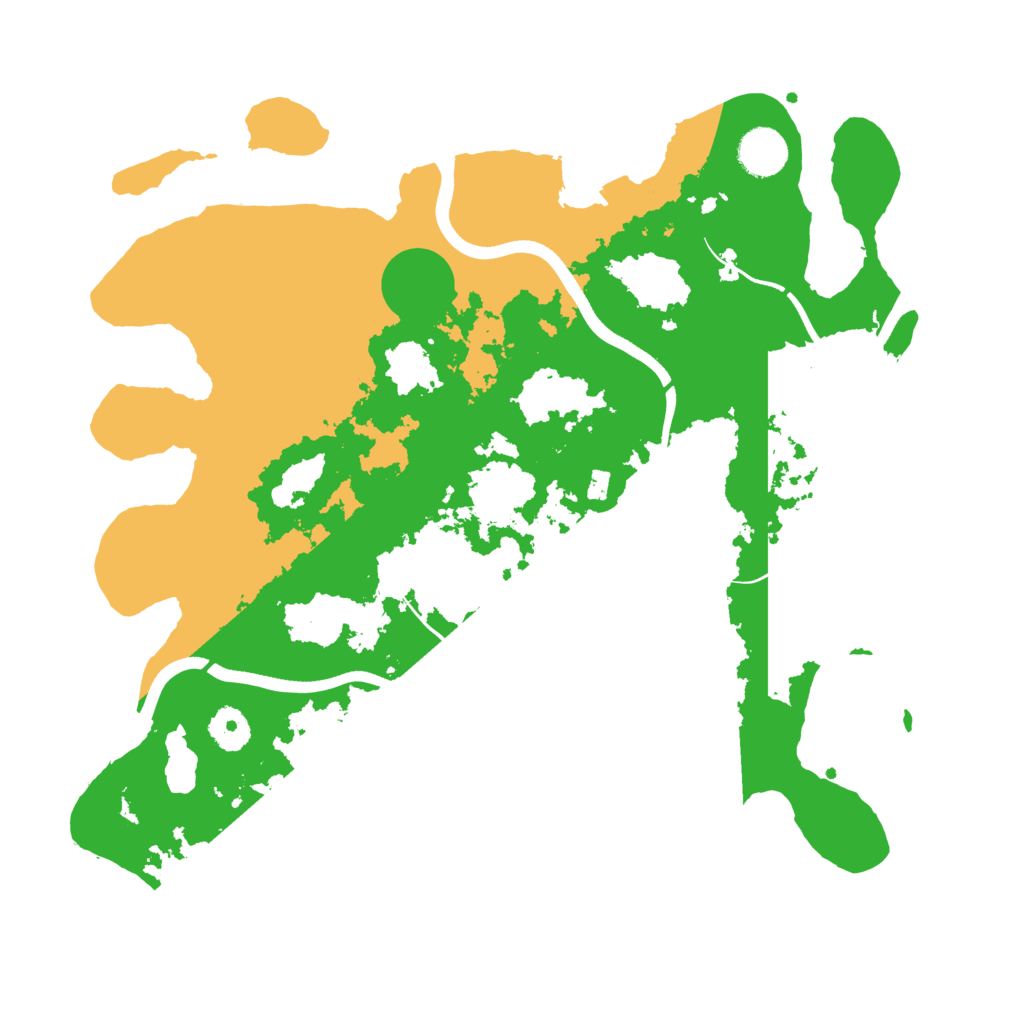Biome Rust Map: Procedural Map, Size: 3700, Seed: 1938437