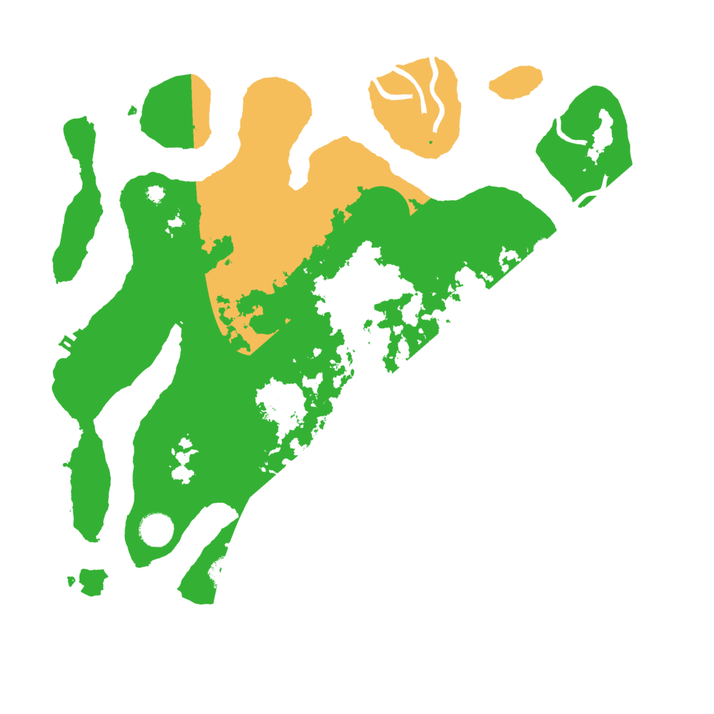 Biome Rust Map: Procedural Map, Size: 3700, Seed: 1824870