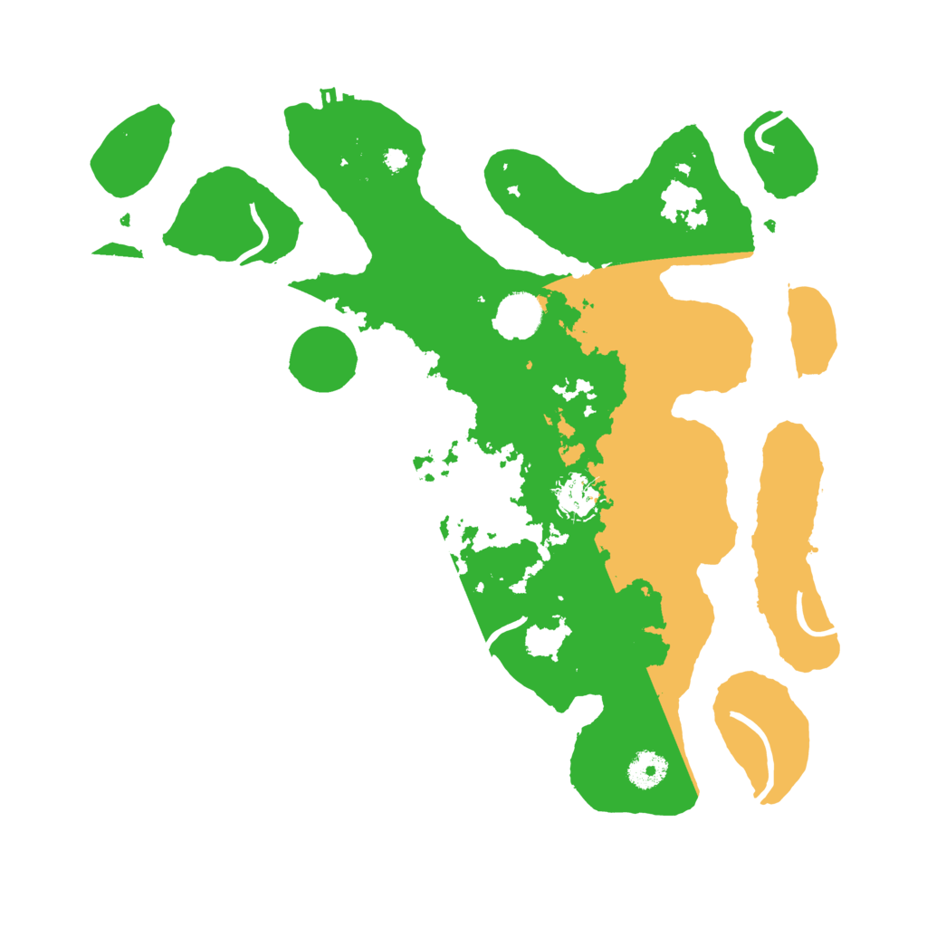 Biome Rust Map: Procedural Map, Size: 3700, Seed: 5163130